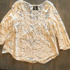 Lace 3/4 sleeve